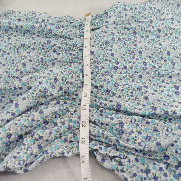 Yoins blue and white floral dress size‎ medium - Picture 8 of 11